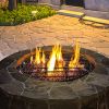 VEVOR Fire Pit Grate, Heavy Duty Iron Round Firewood Grate, Round Wood Fire Pit Grate 24", Firepit Grate with Black Paint
