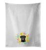 NEW Labrador Retriever Black #1 Easter Kitchen Towel Set of 2 White Dish Towels Decorative Bathroom Hand towel for Hand, Face, Hair, Yoga, Tea