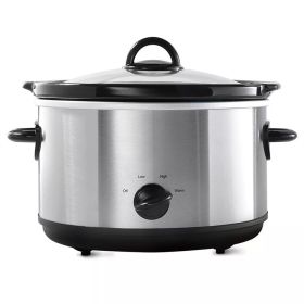 4.5qt Slow Cooker Silver