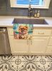 Pomeranian Luau Kitchen Towel Dish Cloths Guest Hand Towel Decorative Bathroom Towel for Face,Tea, Dishcloth, Kitchen and Bath