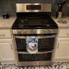 Siberian Husky Luau Kitchen Towel Dish Cloths Guest Hand Towel Decorative Bathroom Towel for Face,Tea, Dishcloth, Kitchen and Bath