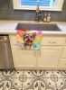 Yorkshire Terrier Hippie Dawg Kitchen Towel Dish Cloths Guest Hand Towel Decorative Bathroom Towel for Face,Tea, Dishcloth, Kitchen and Bath