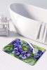 Rhode Island Violets in Watercolor Memory Foam Kitchen Mat Machine Washable Anti-Fatigue Mat Cushion Comfort Bath Mat or Kitchen Rug