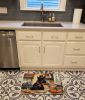 Scottish Terrier Fall Kitchen Pumpkins Memory Foam Kitchen Mat Machine Washable Anti-Fatigue Mat Cushion Comfort Bath Mat or Kitchen Rug