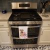 Yorkie Chocolate #2 so Loved Kitchen Towel Set of 2 White Dish Towels Decorative Bathroom Hand towel for Hand, Face, Hair, Yoga, Tea, Dishcloth