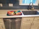 Colorful Pineapple Dish Drying Mat Absorbent Dish Drying Mat Pad for Kitchen Counter Dish Drainer Mat for Countertop, 14 x 21", Multicolor