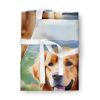 Golden Retriever Spring Path Apron Cooking Kitchen Server Baking Crafts Gardening for Adult Women Men, Unisex, Large, Multicolor