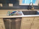 Blue Jay Dish Drying Mat Absorbent Dish Drying Mat Pad for Kitchen Counter Dish Drainer Mat for Countertop, 14 x 21", Multicolor